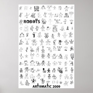 Póster Robots artísticos 2009 Poster 5