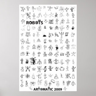 Póster Robots artísticos 2009 Poster 6
