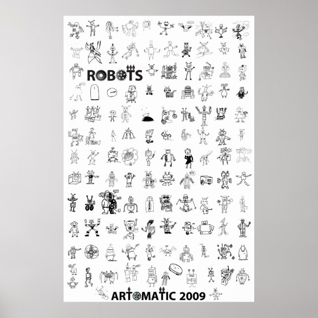 Póster Robots artísticos 2009 Poster 6 (Frente)