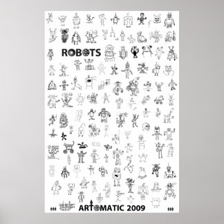 Póster Robots artísticos 2009 Poster 7