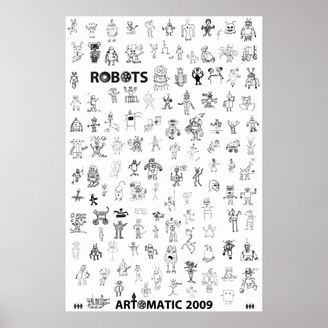 Póster Robots artísticos 2009 Poster 7 (Frente)