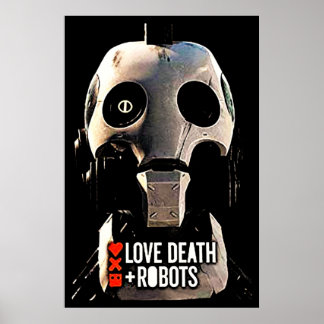 Póster Robots contra la muerte del amor