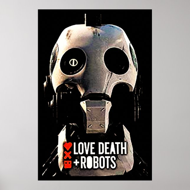 Póster Robots contra la muerte del amor (Frente)