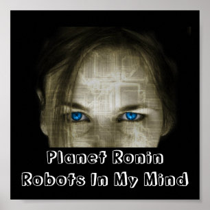 Póster Robots en mi mente