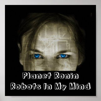 Póster Robots en mi mente