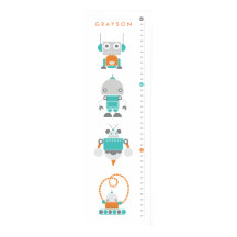 Robots Niños Personalizado Crecimiento Gráfico de 