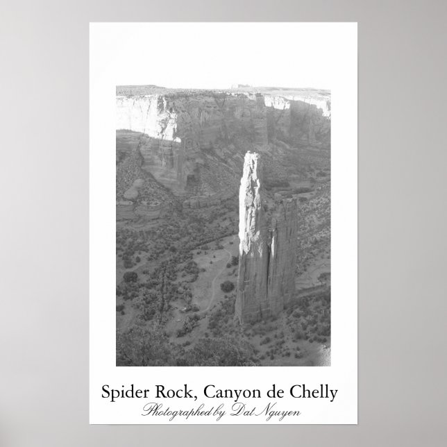 Póster Roca araña, cañón de Chelly (Frente)