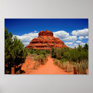 Póster Roca Campana ubicada en Sedona, Arizona, Estados U