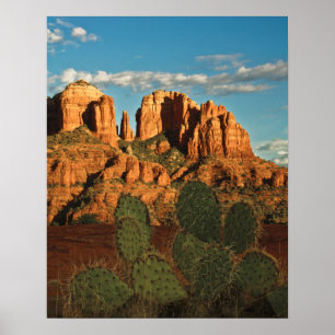 Póster Roca catedral al atardecer desde el cañón secreto