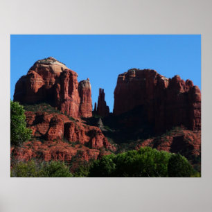 Póster Roca catedral en el Monumento a Sedona Arizona