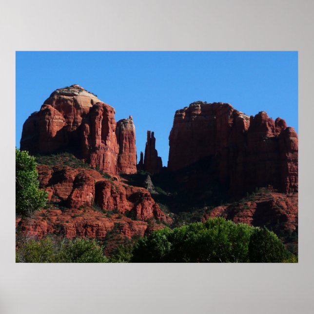 Póster Roca catedral en el Monumento a Sedona Arizona (Frente)
