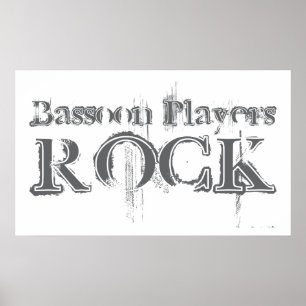 Póster Roca de los jugadores del Bassoon