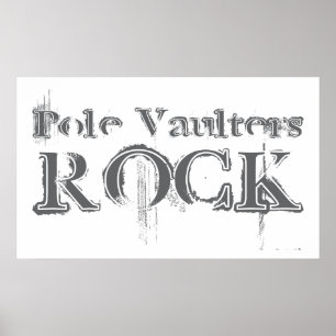 Póster Roca de los saltadores de poste