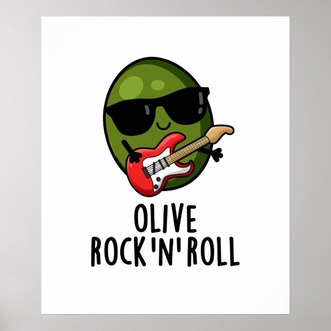 Póster Roca De Oliva Y Pun De Olivo De Rockero Gracioso (Frente)