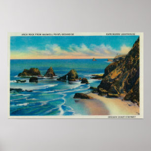 Póster Roca del arco del punto del maxwell,