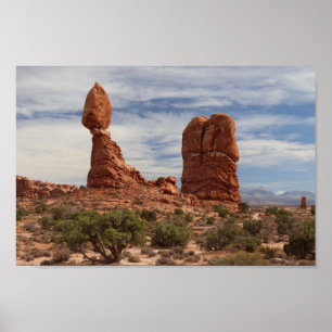 Póster Roca equilibrada en el Parque Nacional Arches, Moa