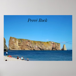 Póster Roca Percé en el Golfo de San Lorenzo
