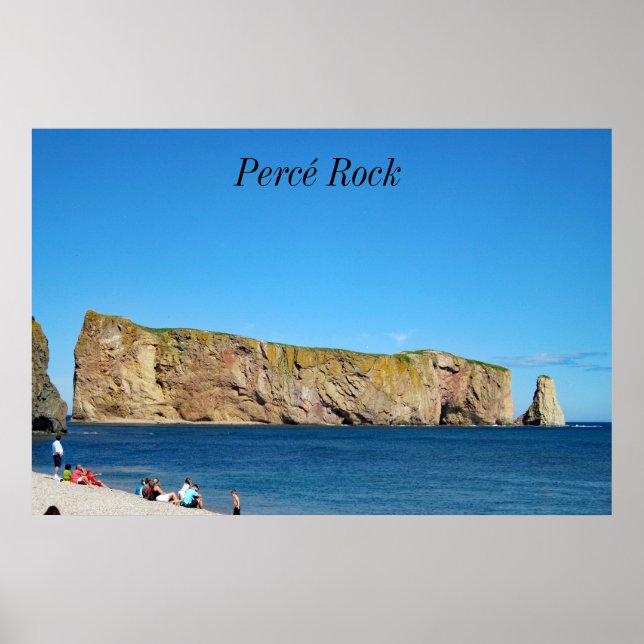 Póster Roca Percé en el Golfo de San Lorenzo (Frente)