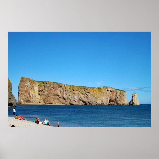 Póster Roca Percé en el Golfo de San Lorenzo (Frente)