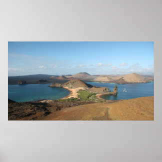Póster Roca Pinnacle, Galápagos