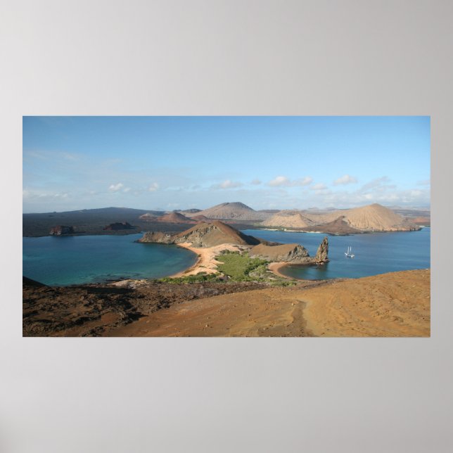 Póster Roca Pinnacle, Galápagos (Frente)