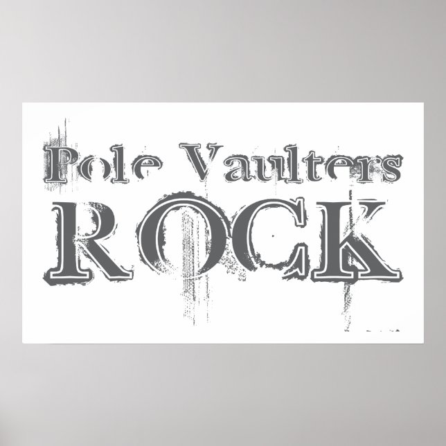 Póster Roca Pole Vaulters (Frente)
