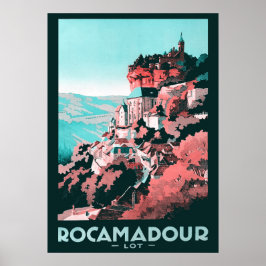 Póster Rocamadour - Vintage