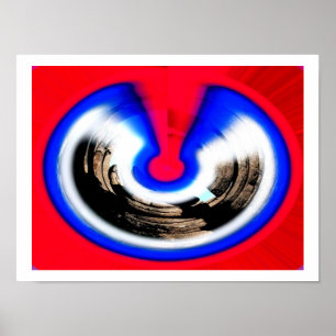 Póster Rocas al borde del tiempo