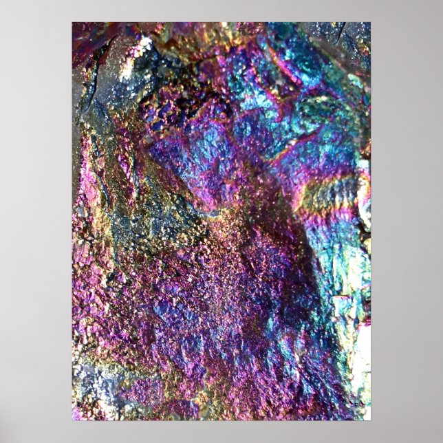 Póster Rocas arcoiris caídas (Frente)