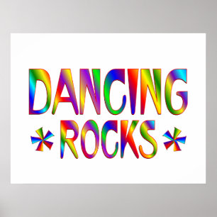 Póster Rocas bailarinas