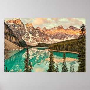 Póster Rocas Canadienses estilizado