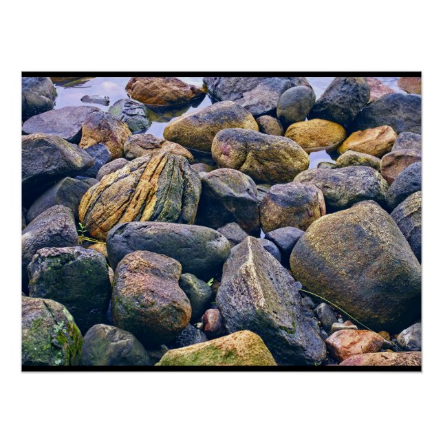 Póster Rocas coloridas (Anverso)