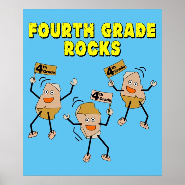 Póster Rocas de cuarto grado (Frente)