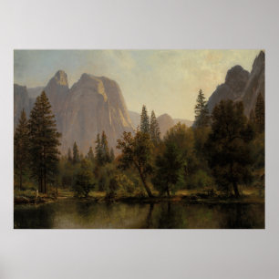 Póster Rocas de la Catedral, Valle Yosemite Albert Bierst