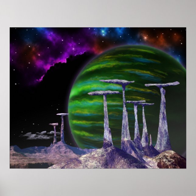 Póster Rocas de la torre (20 x 16) (Frente)