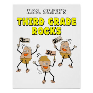 Póster Rocas de tercer grado