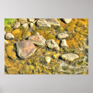 Póster Rocas del río