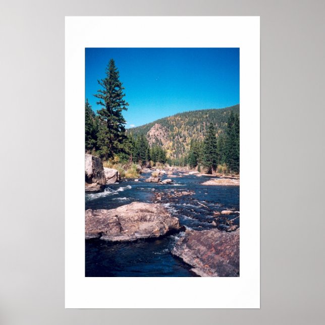 Póster Rocas del río Taylor (Frente)
