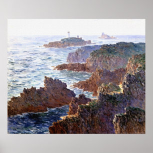 Póster Rocas en Belle-Isle, Port-Domois