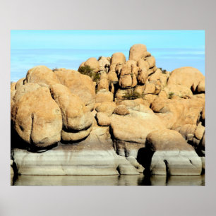 Póster Rocas en el lago Watson