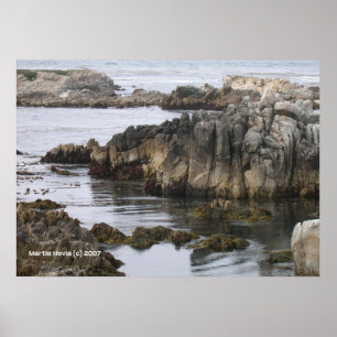 Póster Rocas en el mar