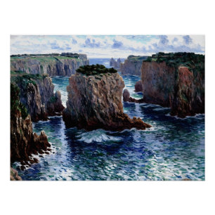 Póster Rocas en Port-Goulphar, Belle-Île