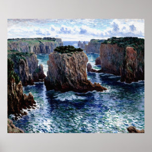 Póster Rocas en Port-Goulphar, Belle-Île