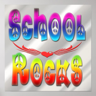 Póster Rocas escolares - Poster de la paz