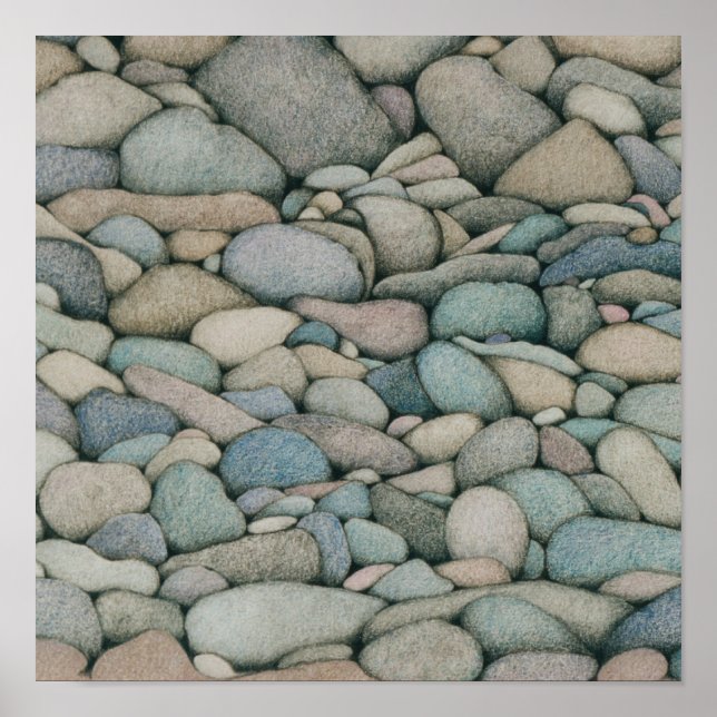 Póster Rocas fluviales 1 w/2 (Frente)