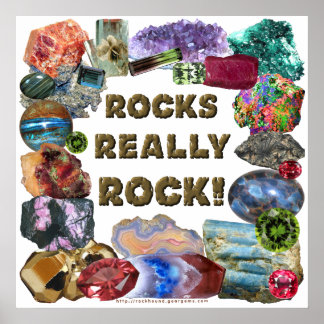 Póster Rocas realmente rocas