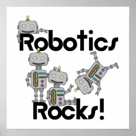 Póster Rocas robóticas