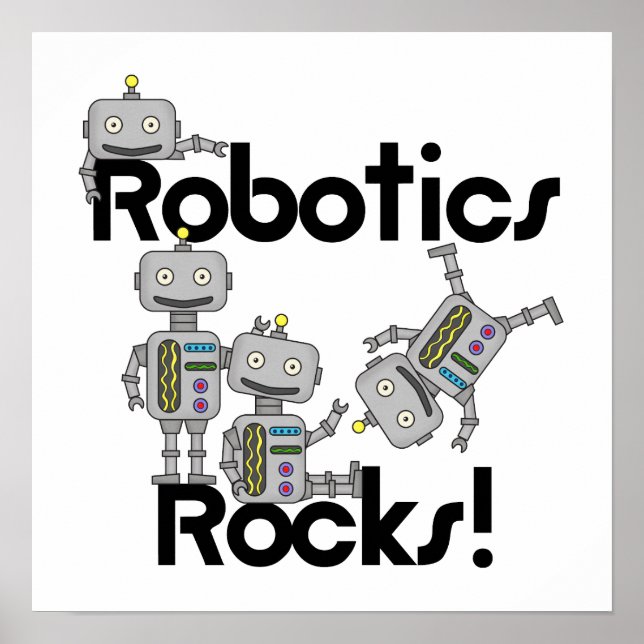 Póster Rocas robóticas (Frente)