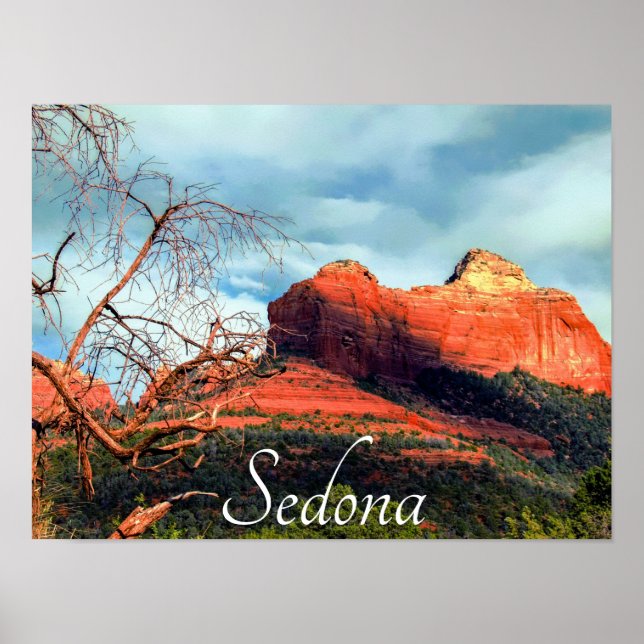 Póster Rocas rojas de Sedona Latte Mug (Frente)