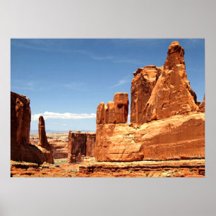 Póster Rocas rojas en el Parque Nacional Arches